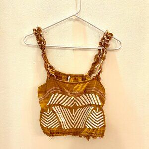 Free People Embroidered Crop